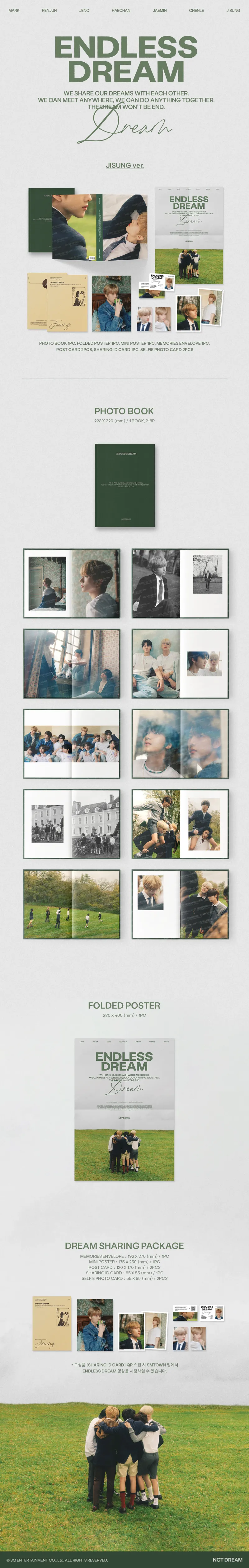 NCT DREAM PHOTO BOOK [ENDLESS DREAM]_JISUNG ver. 2