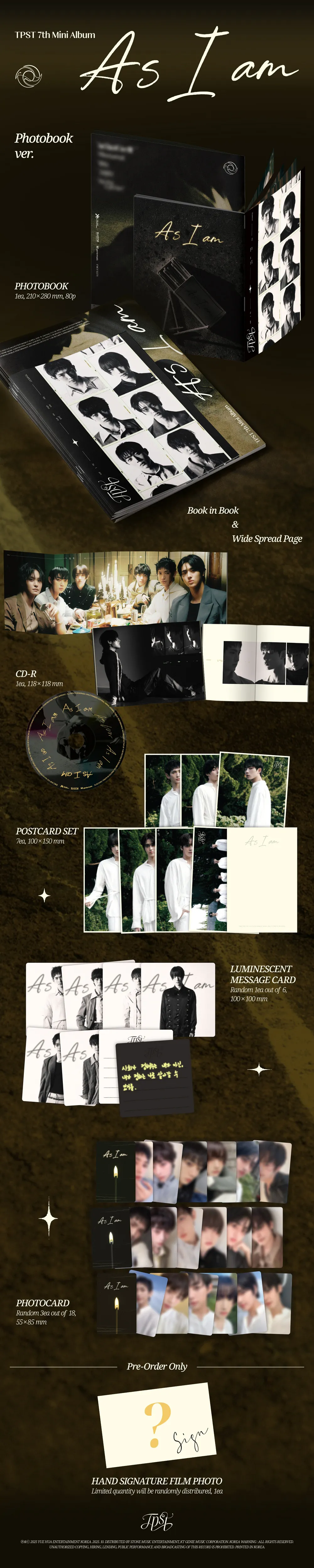 TEMPEST (템페스트) - [As I am] (Photobook Ver.) 상세 이미지 2