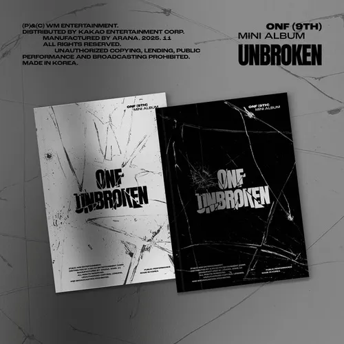 [랜덤] 온앤오프(ONF) - 9TH MINI ALBUM [UNBROKEN] (SILENCED / NO RETREAT VER.)