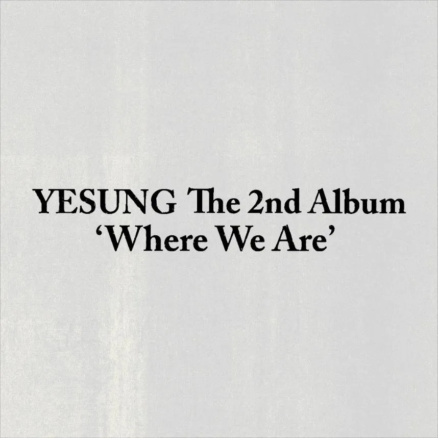 예성 - 6TH MINI ALBUM 정규 2집 [Where We Are] (QR Ver.)(스마트앨범) 상세 이미지 2