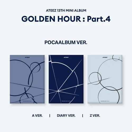 [세트] ATEEZ(에이티즈) - GOLDEN HOUR : Part.4 (POCAALBUM VER.)