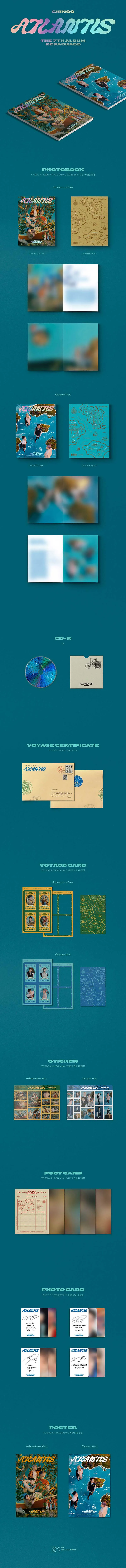 [랜덤] 샤이니 (SHINee) - 정규7집 리패키지 [Atlantis] 상세 이미지 2
