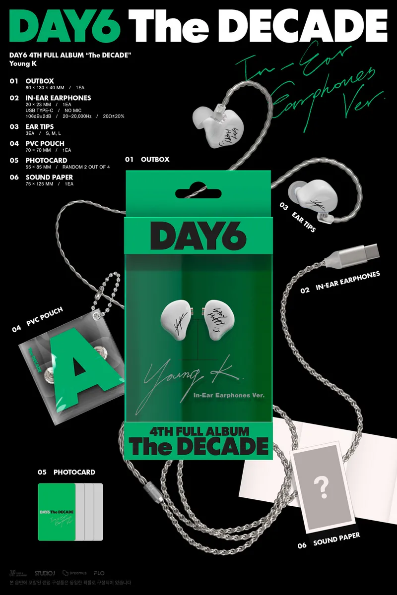 [랜덤] DAY6 (데이식스) - [The DECADE] (이어폰반) 4