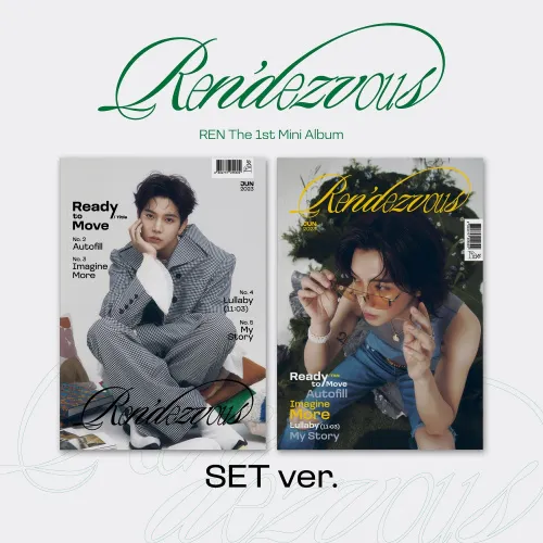 [세트] 렌 (REN) - The 1st Mini Album [Ren'dezvous] (Photobook)