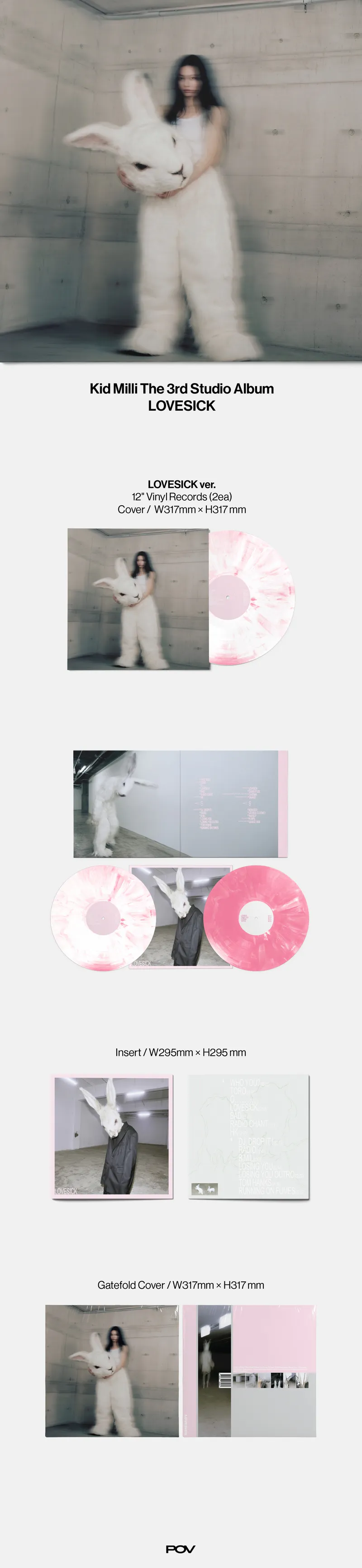Kid Milli (키드 밀리) - [LOVESICK] (2LP) 2