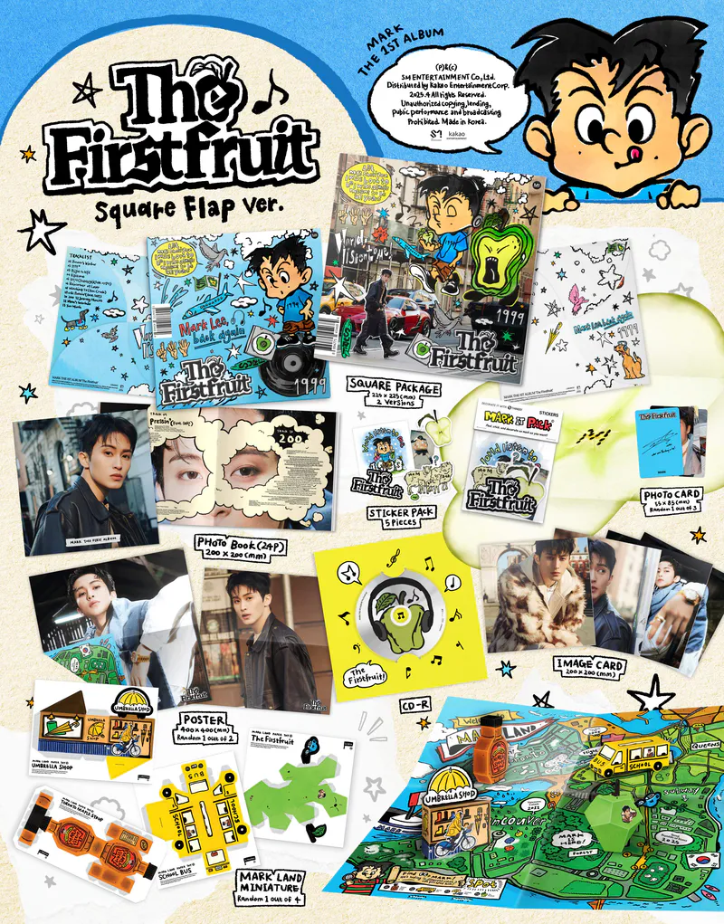 [랜덤] 마크 (MARK) - 정규 1집 [The Firstfruit] (Square flap Ver.) 2