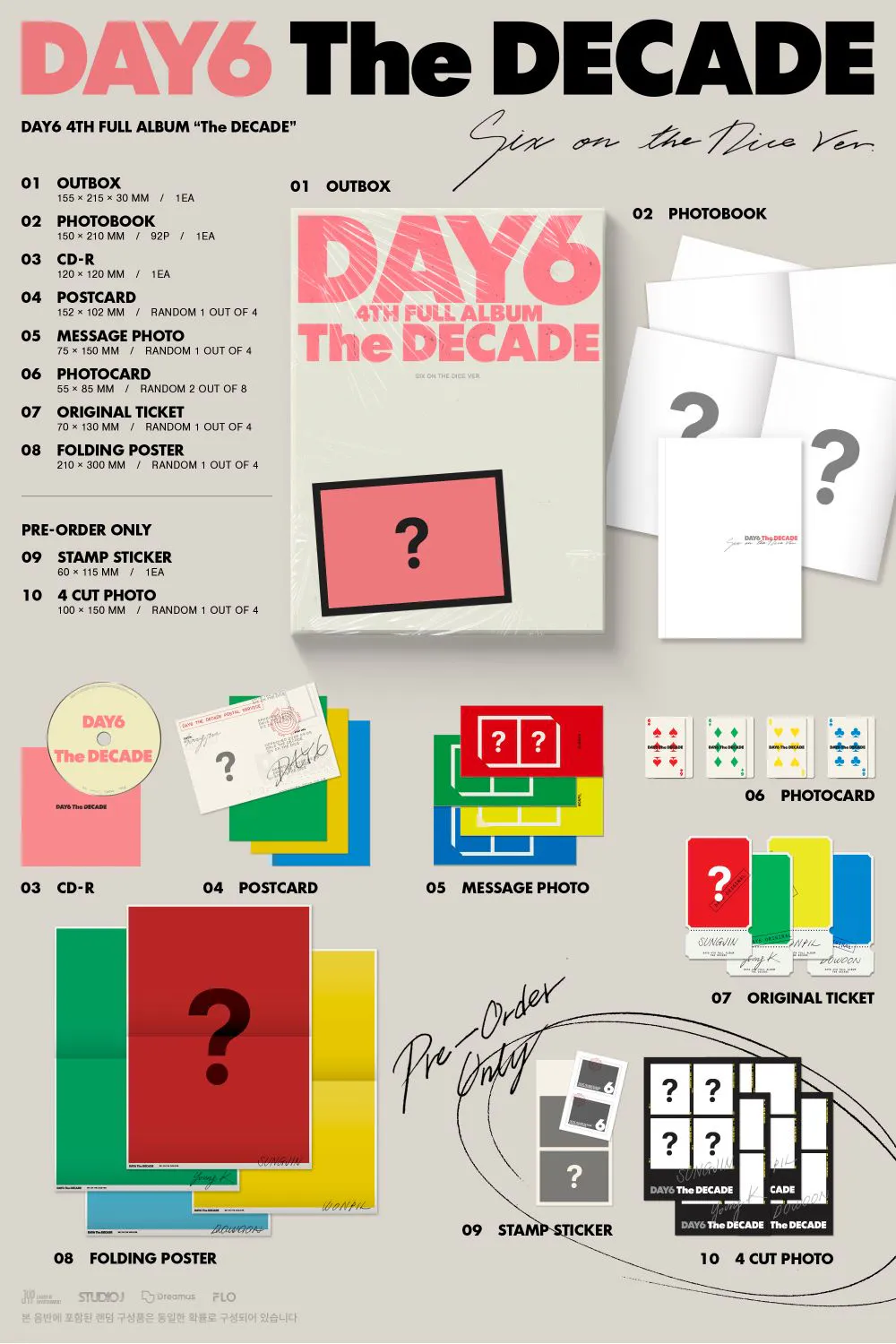 [랜덤] DAY6 (데이식스) - [The DECADE] 상세 이미지 3