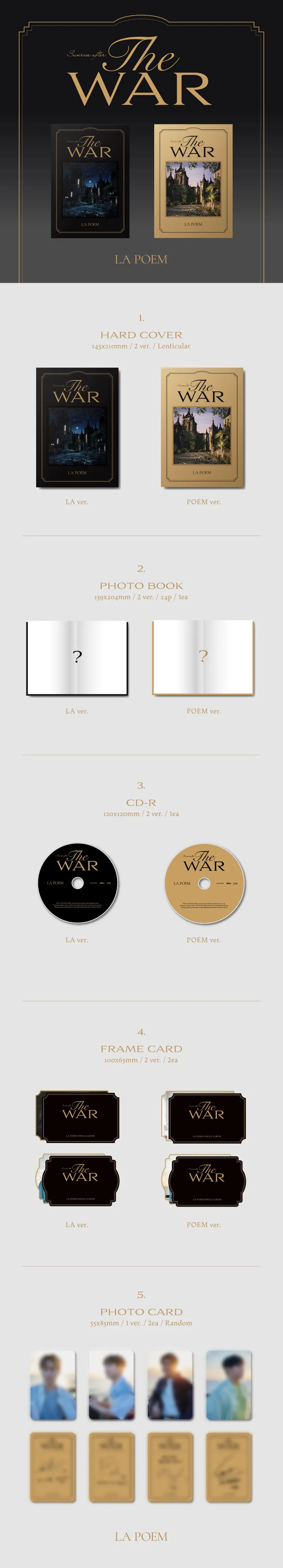 [랜덤] 라포엠 (LA POEM) - 싱글 [THE WAR] 상세 이미지 2