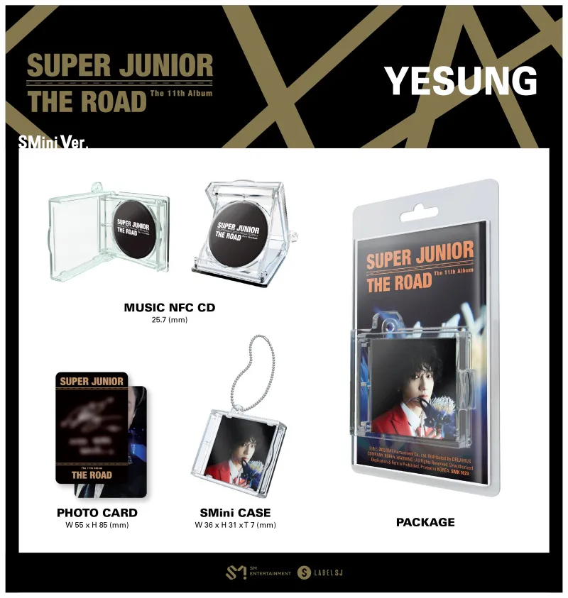 슈퍼주니어 (Super Junior) - 정규 11집 [The Road] (SMini Ver.)(YESUNG ver.) 상세 이미지 2