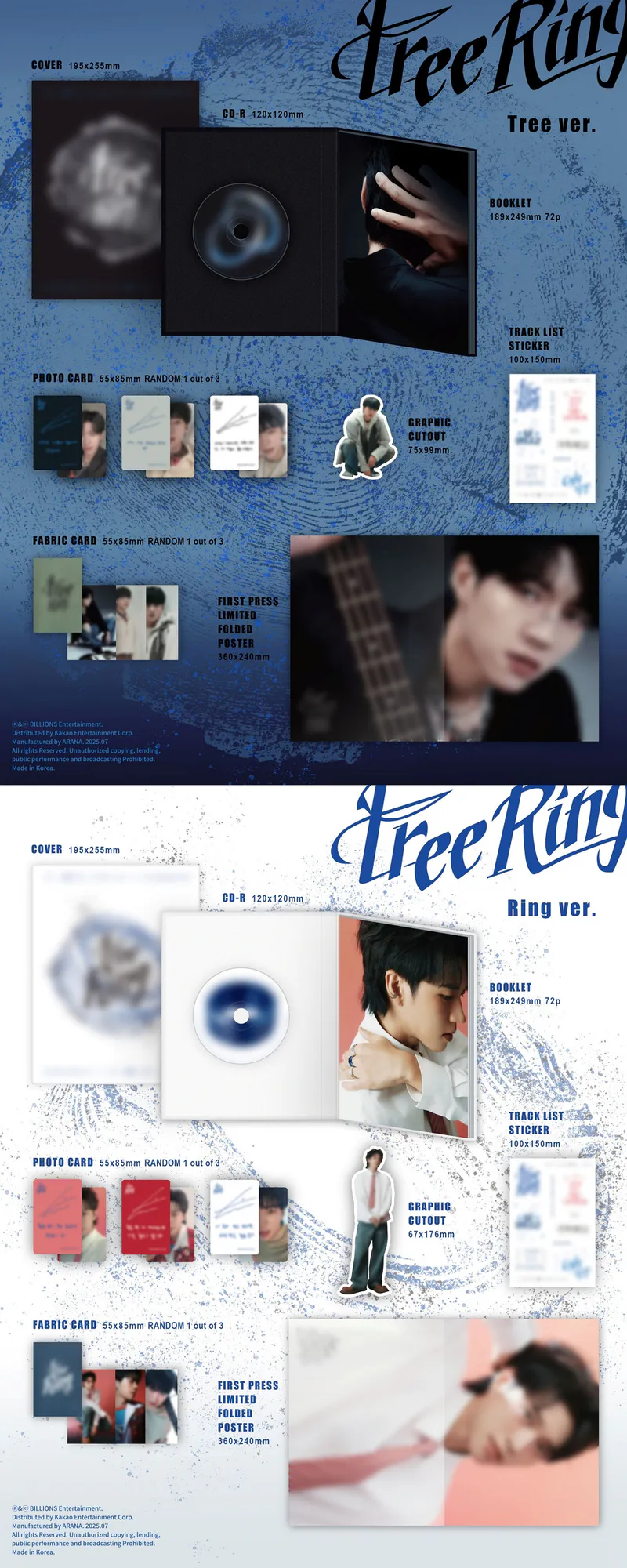 [세트] 남우현 - 미니 5집 [Tree Ring] (Tree ver. / Ring ver.) 2