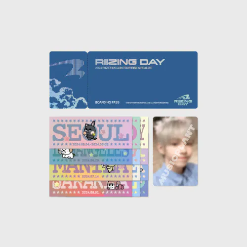 2024 RIIZE FANCON ‘RIIZING DAY’ FINALE in SEOUL MD - BOARDING PASS SET