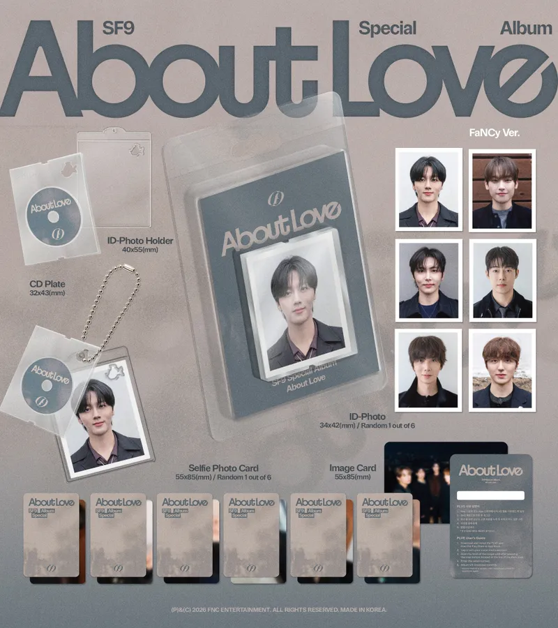 [랜덤] SF9(에스에프나인) - Special Album [About Love] (FaNCy Ver.) 2