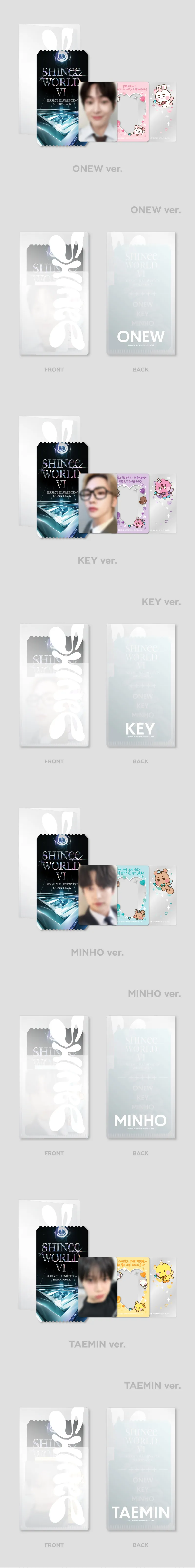 SHINee WORLD VI [PERFECT ILLUMINATION : SHINee'S BACK] MD - CONCERT KIT 2