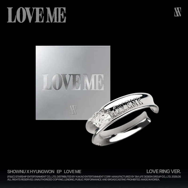 셔누X형원 (몬스타엑스) - SHOWNU X HYUNGWON EP [LOVE ME] (LOVE RING VER.) *한정반