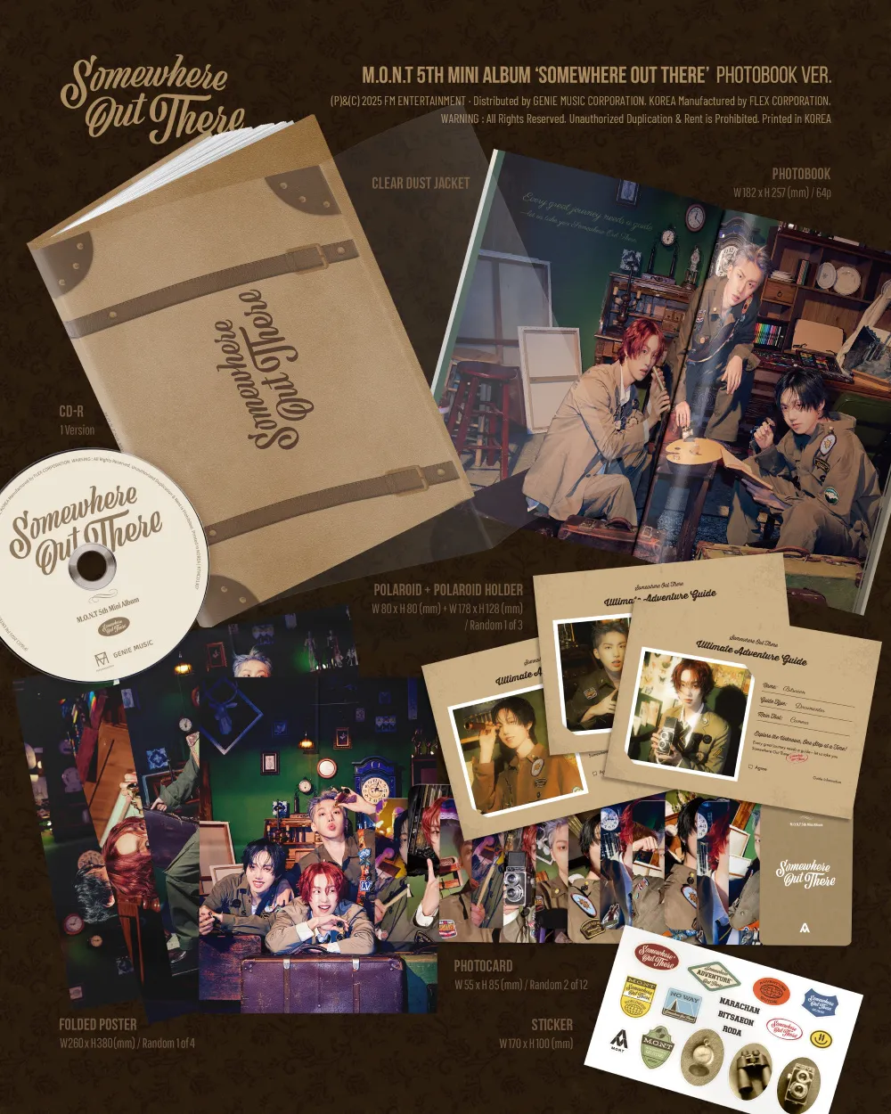 몬트(M.O.N.T) - [Somewhere Out There] (PHOTOBOOK VER.) 상세 이미지 2