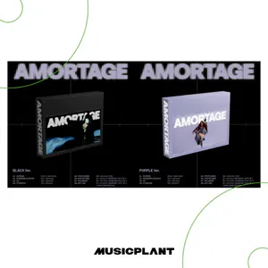 [랜덤] JISOO (지수) - 미니 앨범 [AMORTAGE] DELUXE EDITION (PURPLE Ver /BLACK Ver)