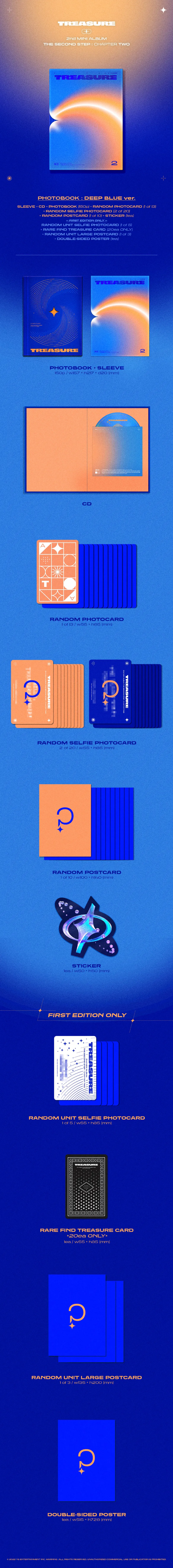 [랜덤] TREASURE (트레저) - 미니 2집 [THE SECOND STEP : CHAPTER TWO] (PHOTOBOOK ver.) 상세 이미지 3