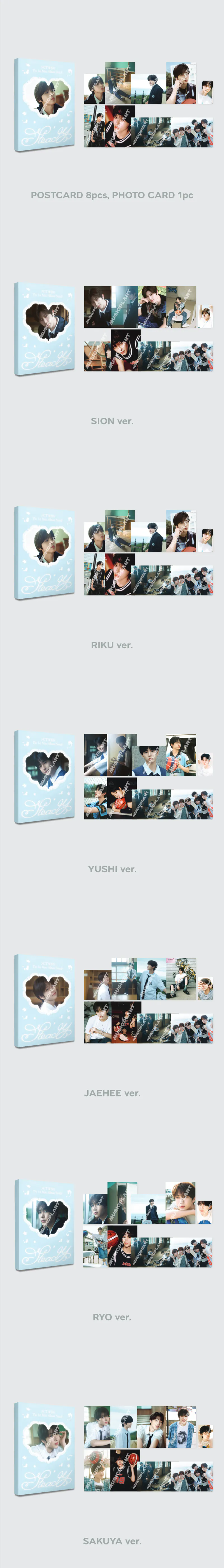 2024 NCT WISH 'LET’S GO STEADY' 2nd OFFICIAL MD - POSTCARD SET 2
