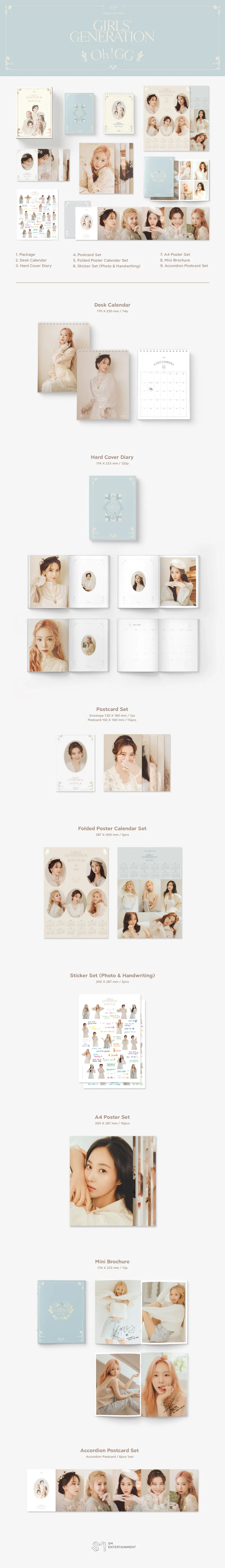 소녀시대 오지지 (GIRLS' GENERATION-Oh!GG) - 2022 SEASON'S GREETINGS (시즌그리팅) 2