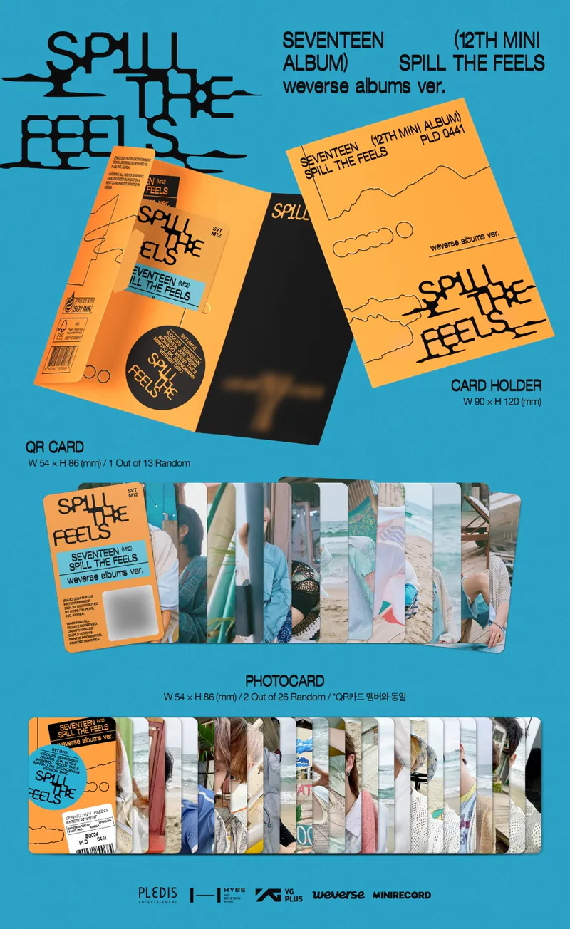 세븐틴 (SEVENTEEN) - 12th Mini Album [SPILL THE FEELS] (Weverse Albums ver.) 2