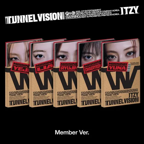 [랜덤] ITZY (있지) - [TUNNEL VISION] (Member Ver.)(총 5종)