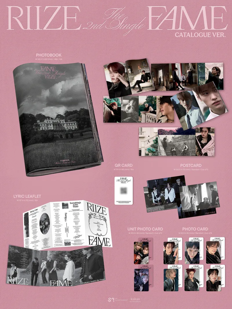 라이즈(RIIZE) - 싱글 2집 [Fame]  (Catalogue Ver.)(스마트앨범) 2