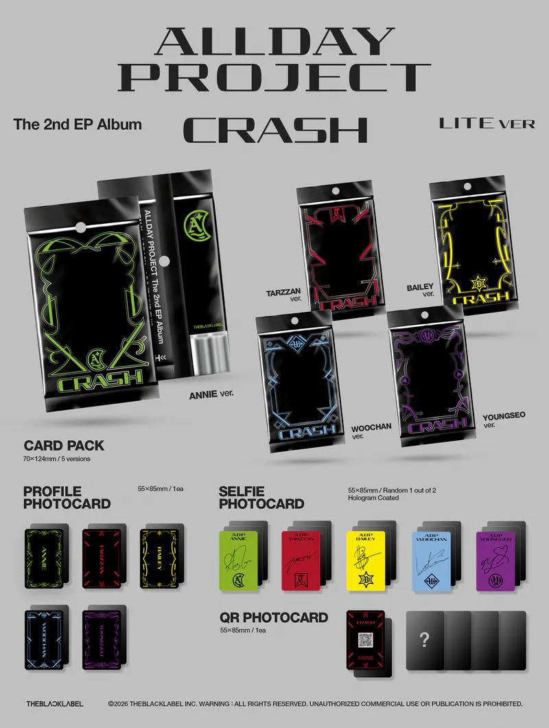 [랜덤] ALLDAY PROJECT - The 2nd EP Album 'CRASH' FOCUS ver. 6
