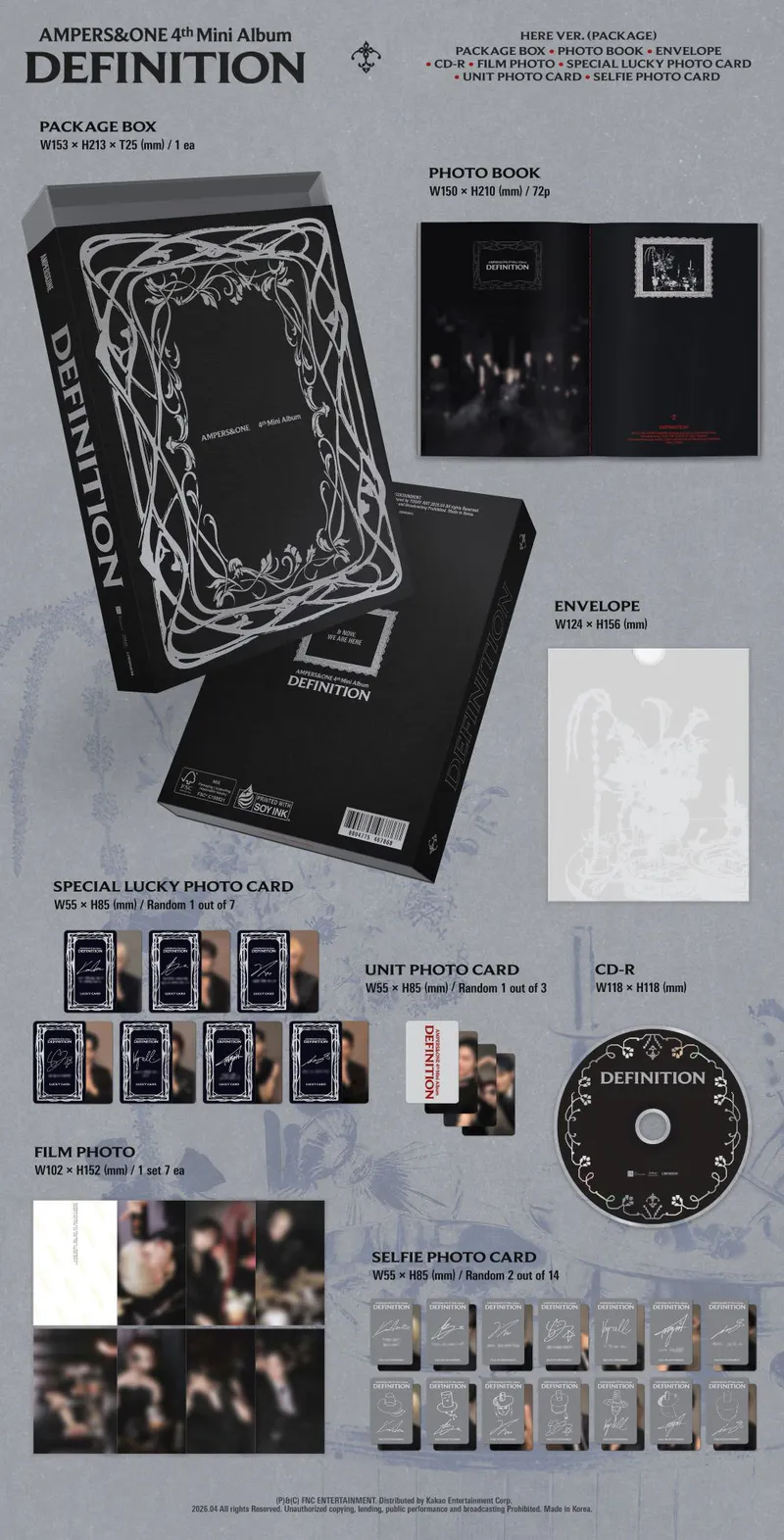 앰퍼샌드원 (AMPERS&ONE) - 미니 4집 [DEFINITION] HERE Ver. (CD) 2