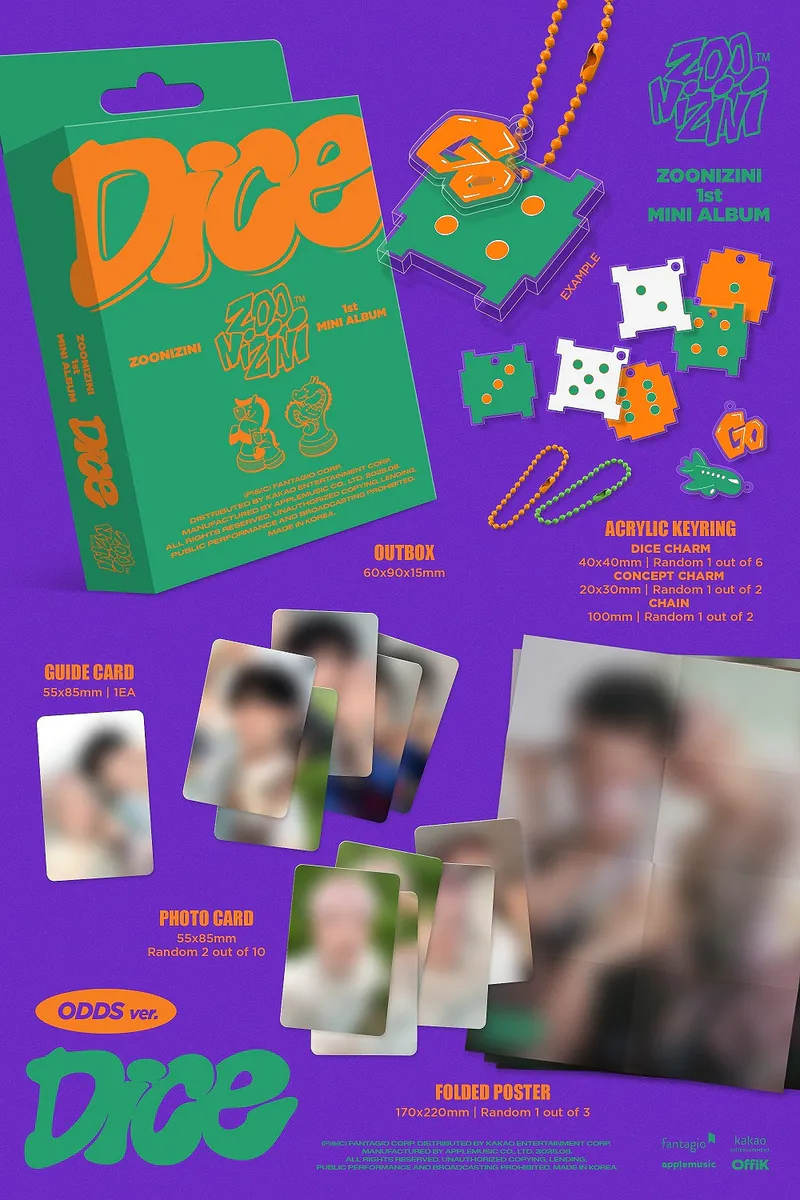 주니지니(ASTRO) - 미니 1집 [DICE] (ODDS ver.) (META) 2
