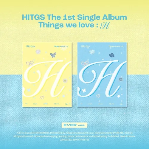 [세트] HITGS (힛지스) - 싱글 1집 [Things we love : H] (EVER) (Hi ver. / Hello ver.)