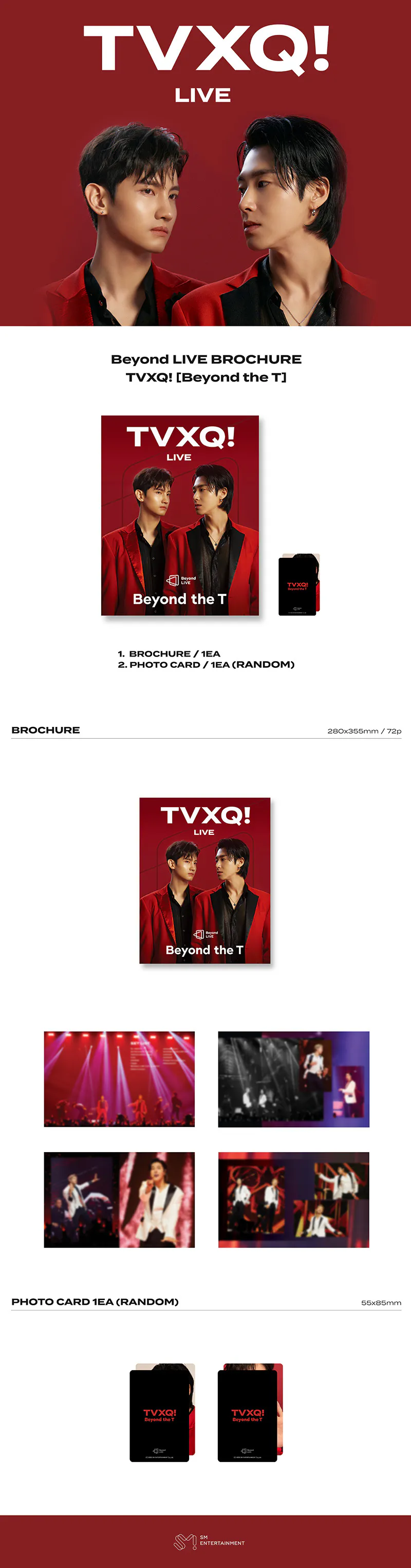 동방신기(TVXQ!) - Beyond LIVE BROCHURE TVXQ! [Beyond the T] 2
