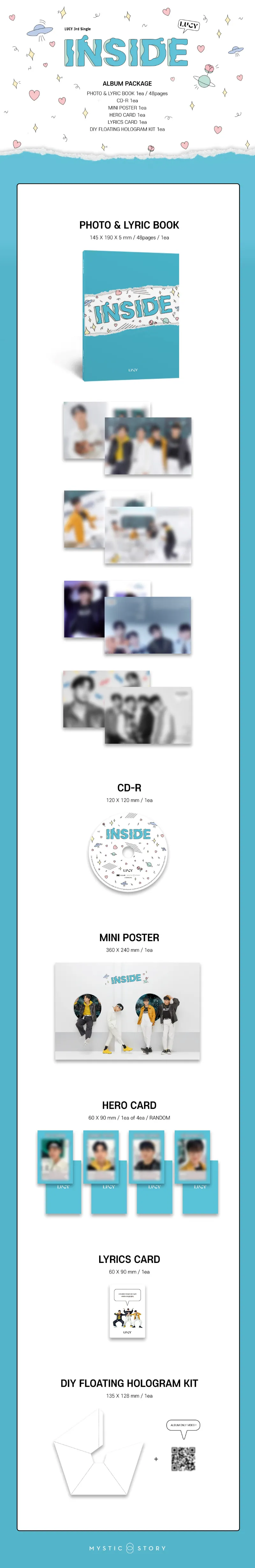 LUCY (루시) - 싱글3집 [INSIDE] 상세 이미지 2