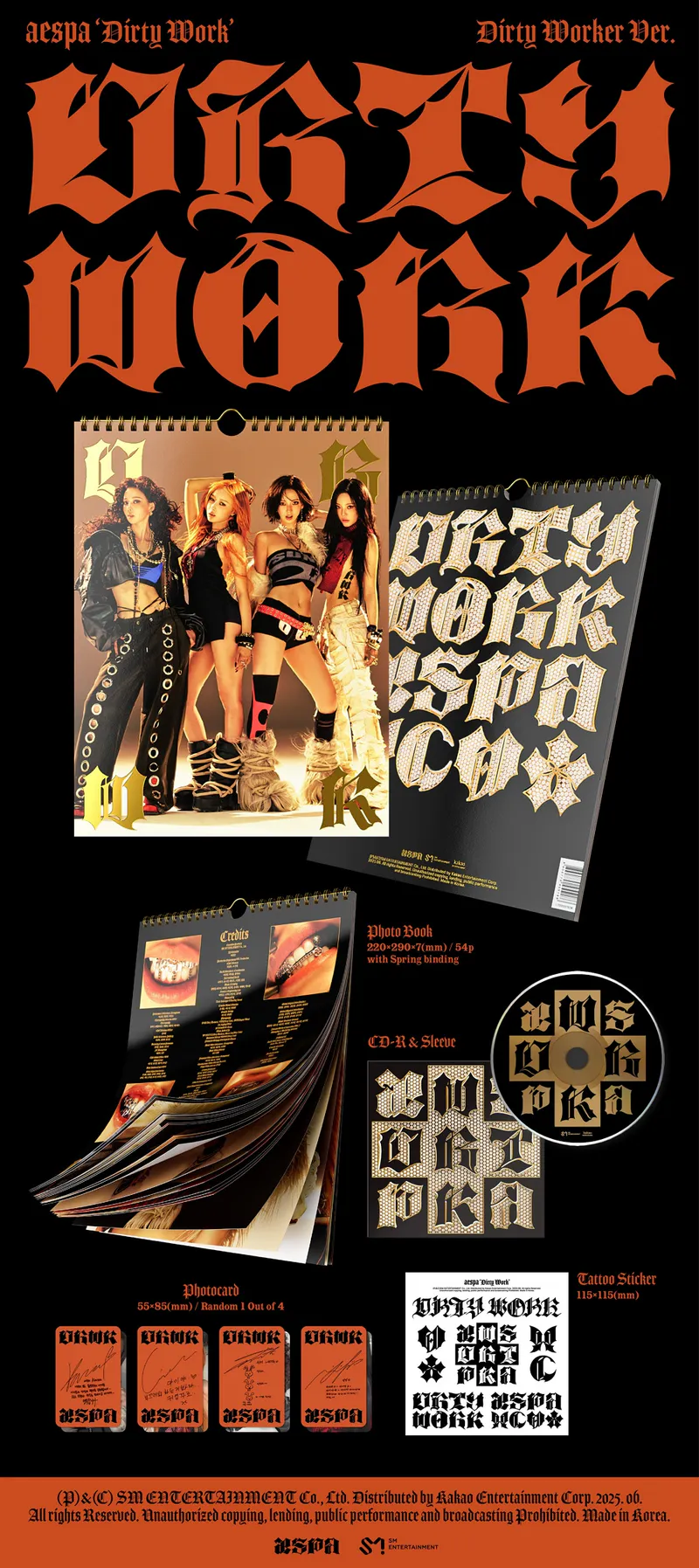 에스파 (aespa) -싱글 [Dirty Work] (Dirty Worker Ver.) 2
