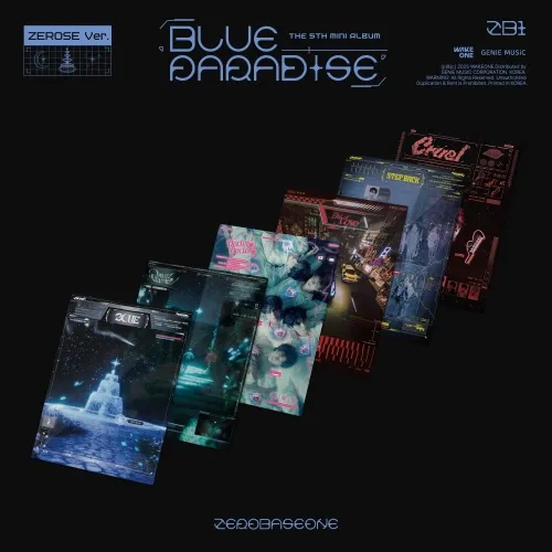 [랜덤] ZEROBASEONE - 미니 5집 [BLUE PARADISE] (ZEROSE Ver.)