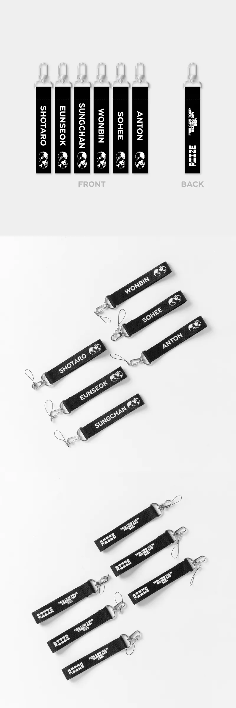 2024 RIIZE FANCON ‘RIIZING DAY’ MD - NAME TAG 상세 이미지 2