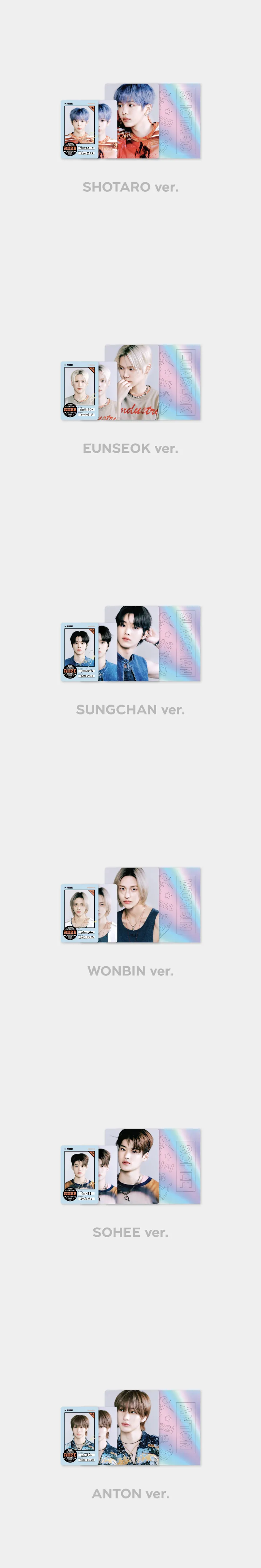 2024 RIIZE FANCON ‘RIIZING DAY’ MD - ID CARD + DECO STICKER SET 상세 이미지 2