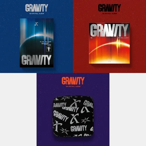 [세트] 김준수(XIA) - 5th FULL ALBUM [GRAVITY] (Orbit Ver. + Cosmic Ver. + Solar Ver.)