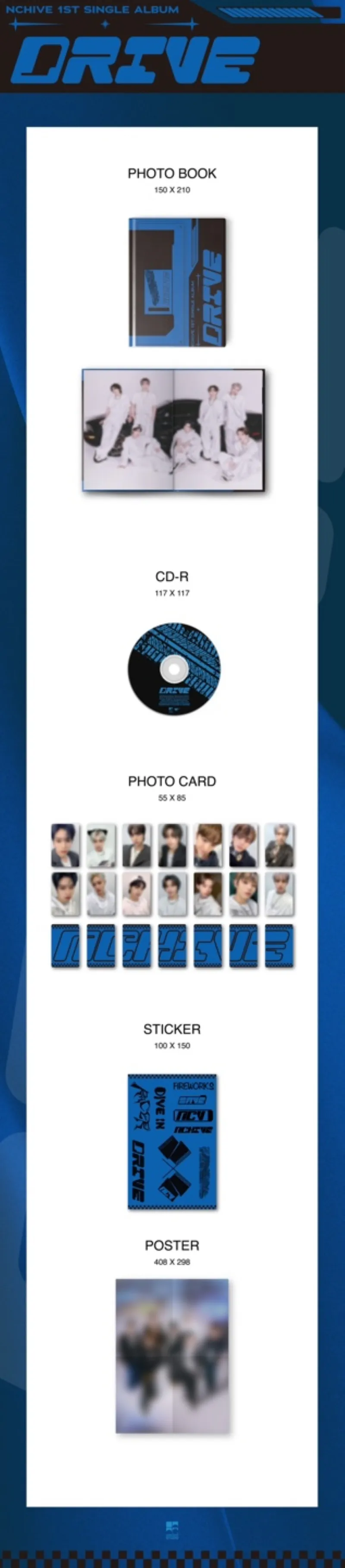 엔카이브 (NCHIVE) - 싱글 1집 [Drive] (Photobook Ver.) 상세 이미지 2