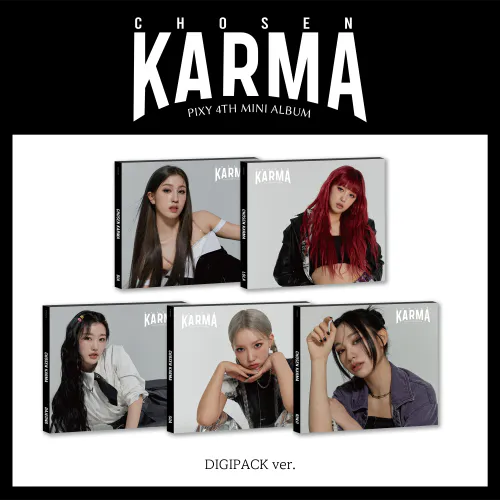 [세트] PIXY (픽시) - 미니 4집 [CHOSEN KARMA] (DIGIPACK ver.)
