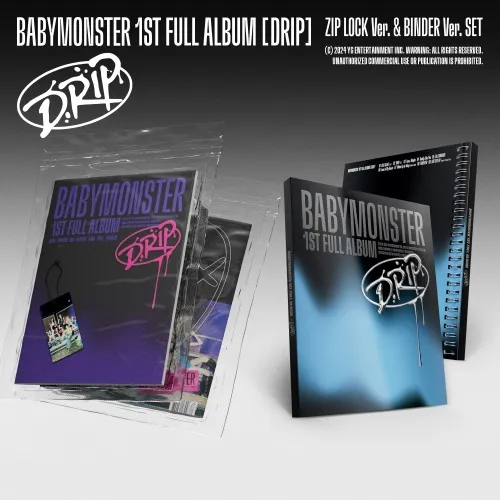 [랜덤] 베이비몬스터 (BABYMONSTER) - 정규 1집 [DRIP] (ZIP LOCK Ver./BINDER Ver.)