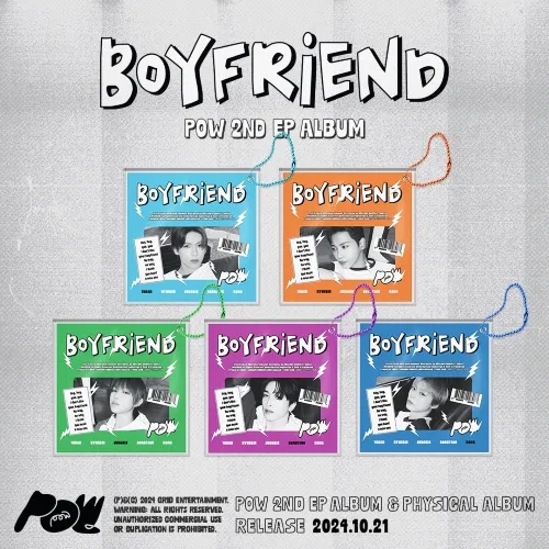 [랜덤] POW (파우) - 2ND EP [Boyfriend]