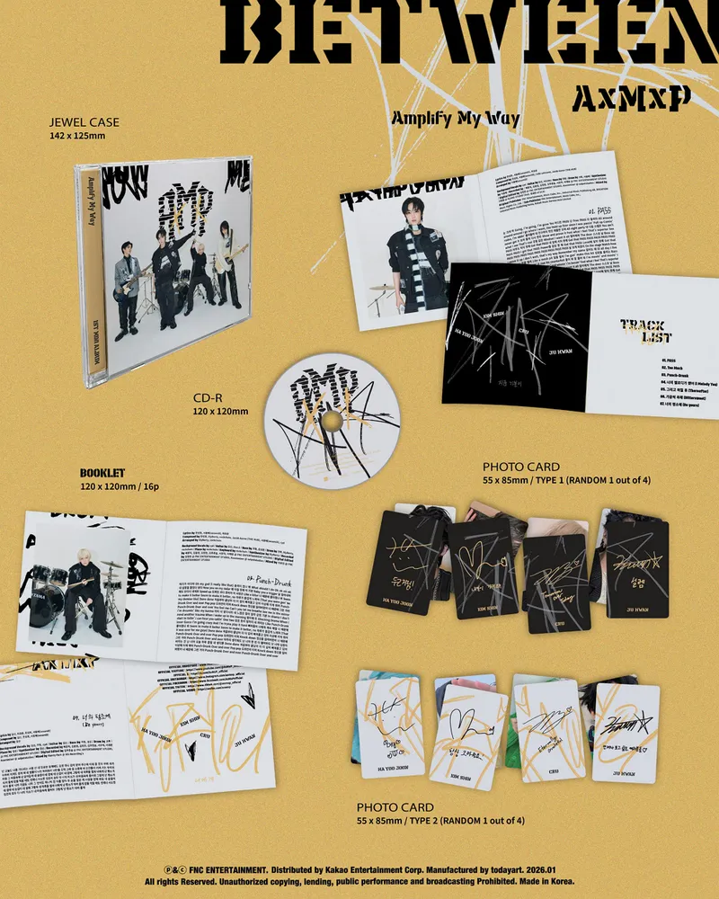 AxMxP (에이엠피) - 미니 1집 [Amplify My Way] (BETWEEN ver.) (CD) 2
