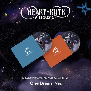HEART OF WOMAN(하트오브우먼) - THE 1st ALBUM [Heart Byte : LEGACY] (One Dream ver. (Blue ver. / Brown ver.))