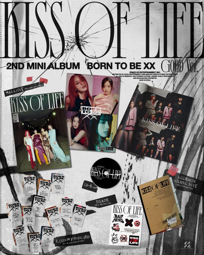 [세트] KISS OF LIFE (키스오브라이프) - 미니 2집 [Born to be XX] (POCA) 상세 이미지 3