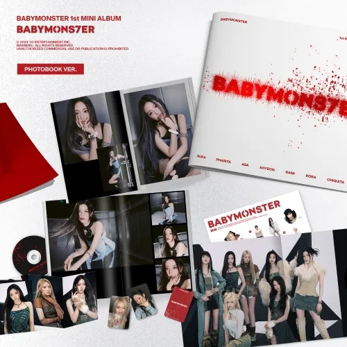 베이비몬스터 (BABYMONSTER) - 1st MINI ALBUM [BABYMONS7ER] (PHOTOBOOK VER.)
