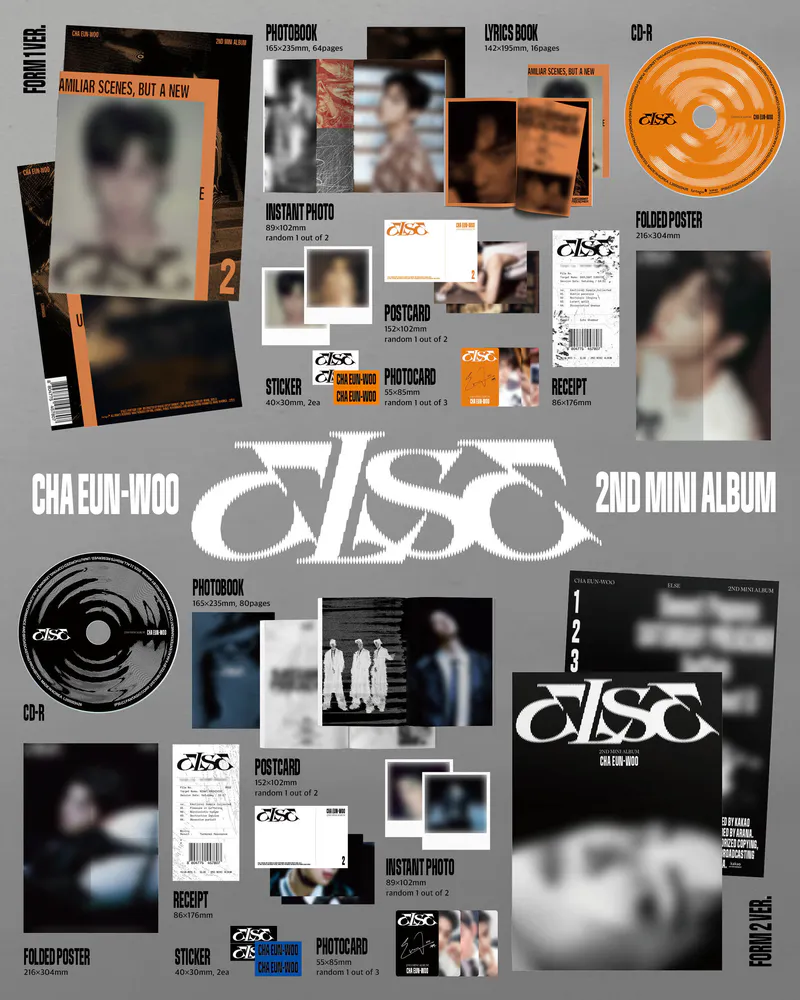 [랜덤] 차은우 - 미니 2집 [ELSE] (FORM 1 VER. / FORM 2 VER.) 2