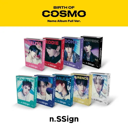 [세트] n.SSign (엔싸인) - DEBUT ALBUM [BIRTH OF COSMO] (Nemo Album Full Ver.)