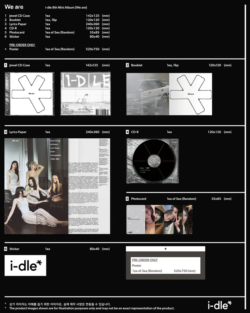 i-dle (아이들) 미니 8집 [We are] (Special Jewel Ver.) 2