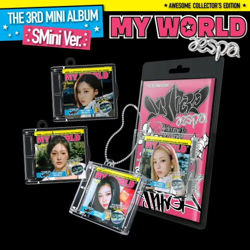 [랜덤] 에스파 (aespa) - 미니 3집 [MY WORLD] (SMini Ver.)(스마트앨범)