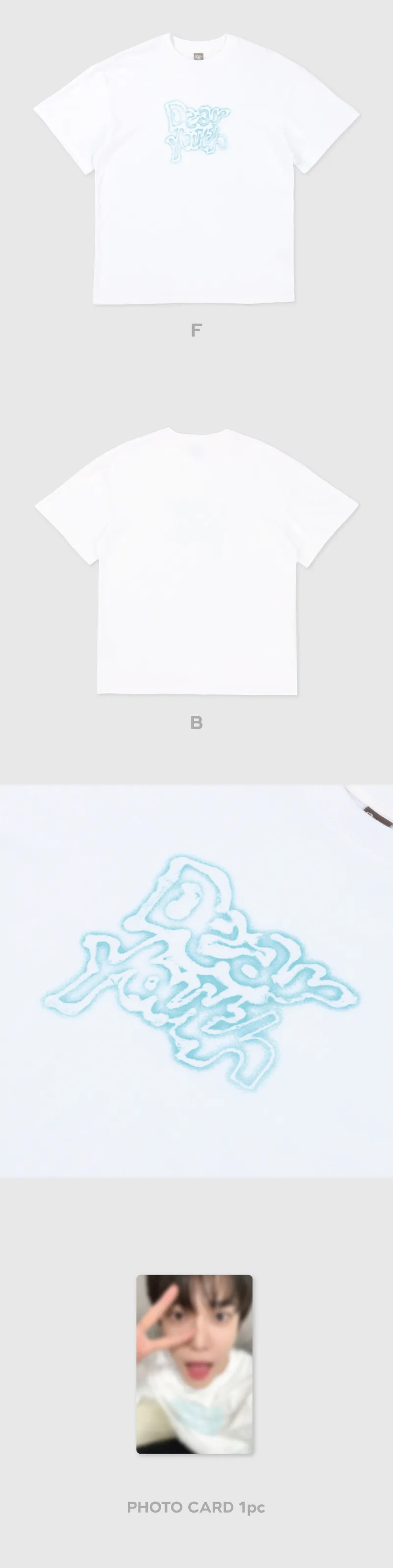 2024 DOYOUNG CONCERT [Dear Youth,] 1st MD LINE UP - T-SHIRT SET 상세 이미지 2
